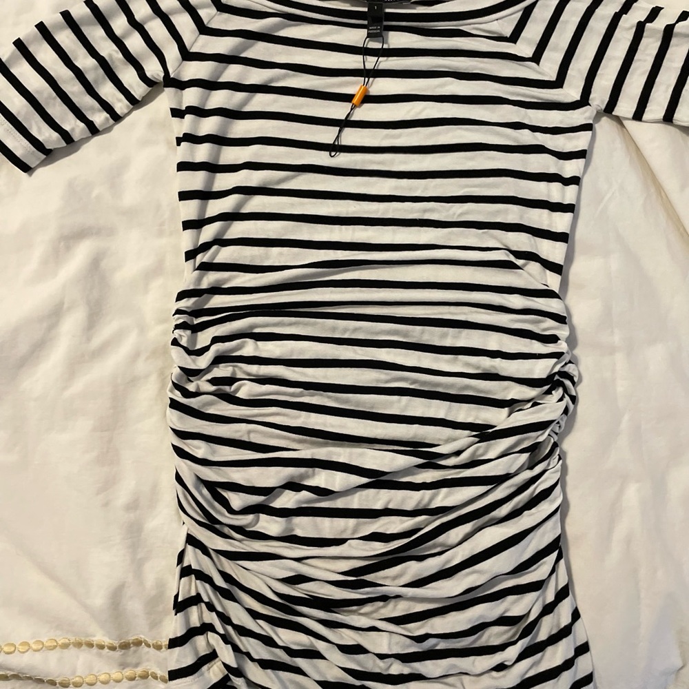 Isabella Oliver Maternity Striped Shirt